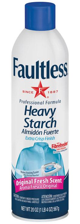 Faultless Original Fresh Scent Heavy Starch Spray - 20 oz.