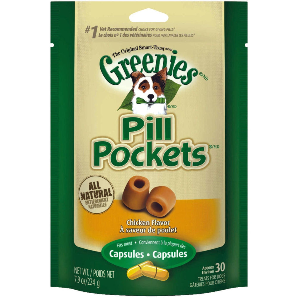 Greenies Pill Pocket Dog Treats (Chicken) - 30 pc.