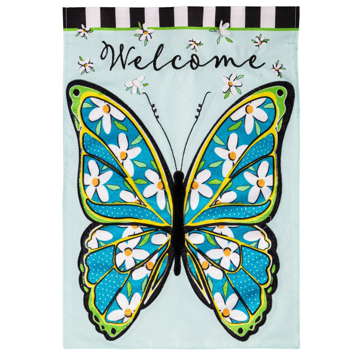 Evergreen Welcome Themed Garden Flags - 12.5 x 18