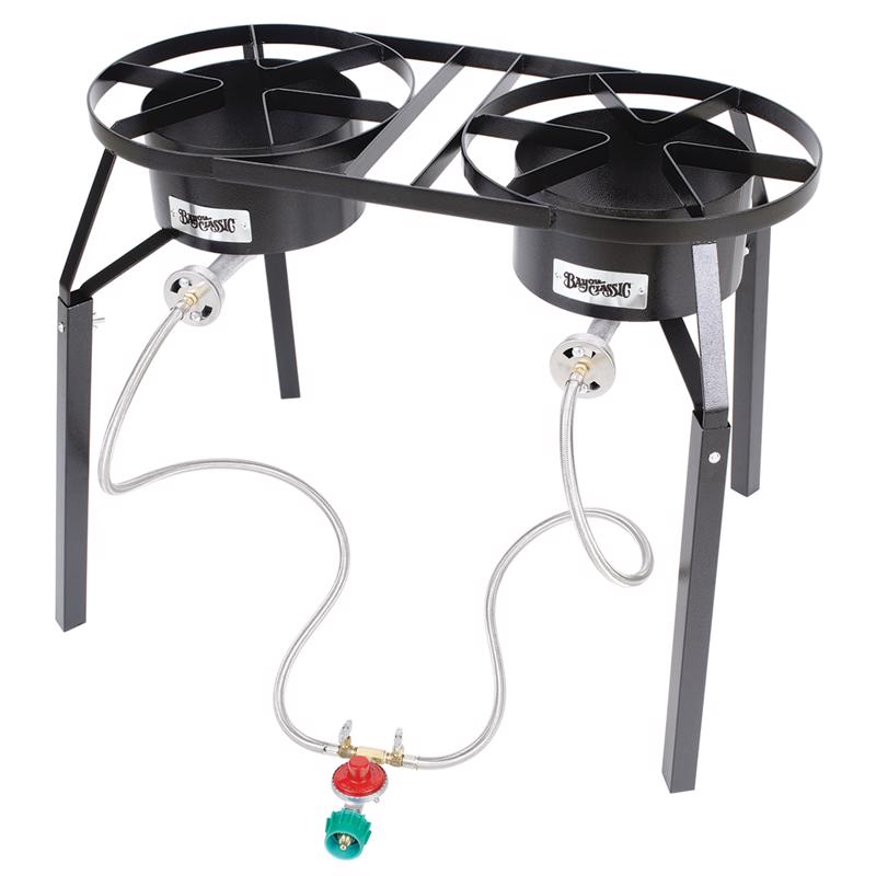 Bayou Classic 59000 BTU 2-Burner Outdoor Propane Cooker