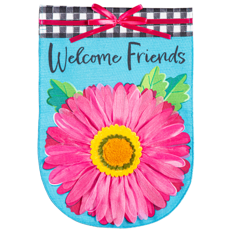 Evergreen Welcome Themed Garden Flags - 12.5 x 18