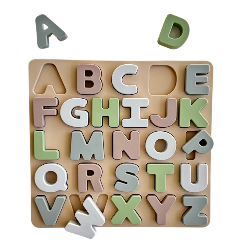 Ali + Oli 26-Piece Silicone Alphabet Puzzle