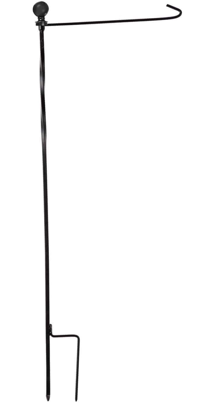 Spiral Twist Metal Garden Flag Stand - 42