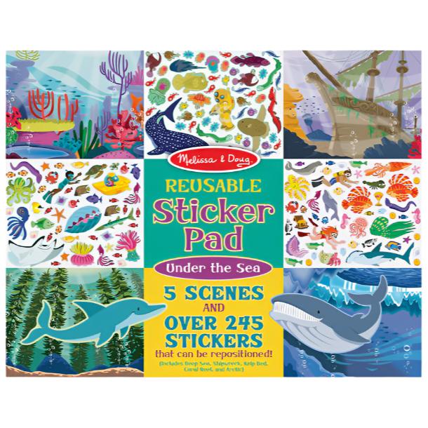 Under the Sea Reusable Sticker Pad - 245 pc.