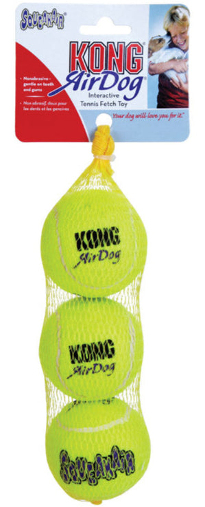 Kong Air Dog Squeakair Tennis Balls - 3 pc.