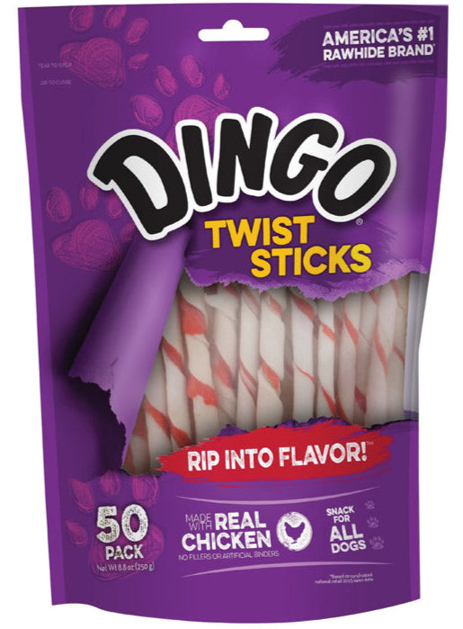 Dingo Twist Sticks (Chicken) - 50 pc.