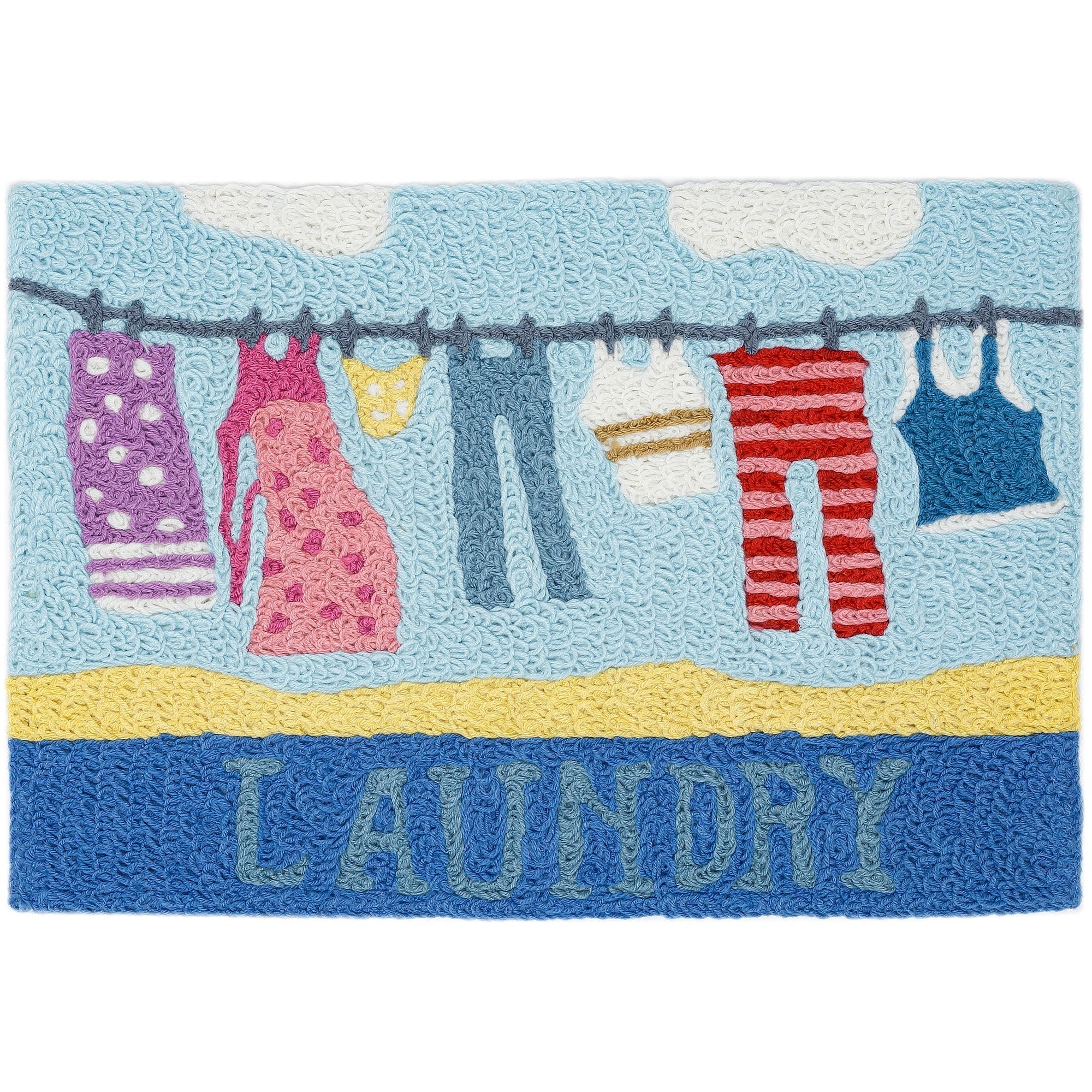 Jellybean Laundry Time Rug - 20 x 30