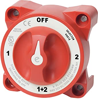 Blue Sea Systems e-Series Battery Selector Switch