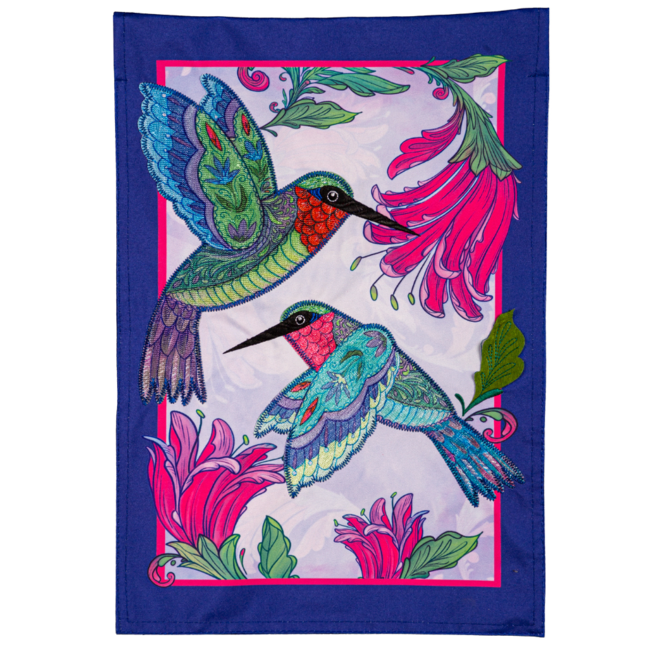 Evergreen Nature & Bird Themed Garden Flags - 12.5 x 18