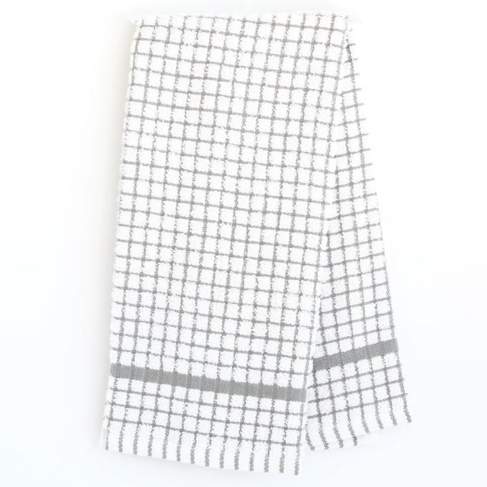 Grid Pattern Terry Kitchen Dishtowels - 20 x 30