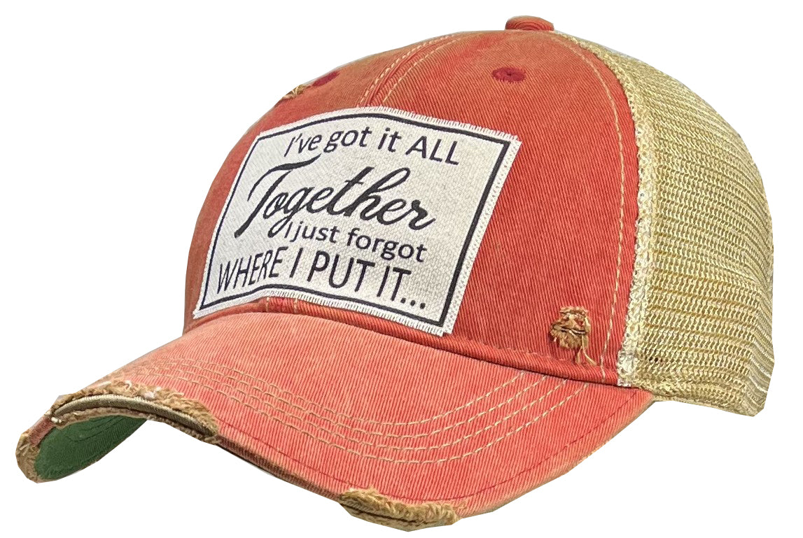 Vintage Life Distressed Trucker Hats