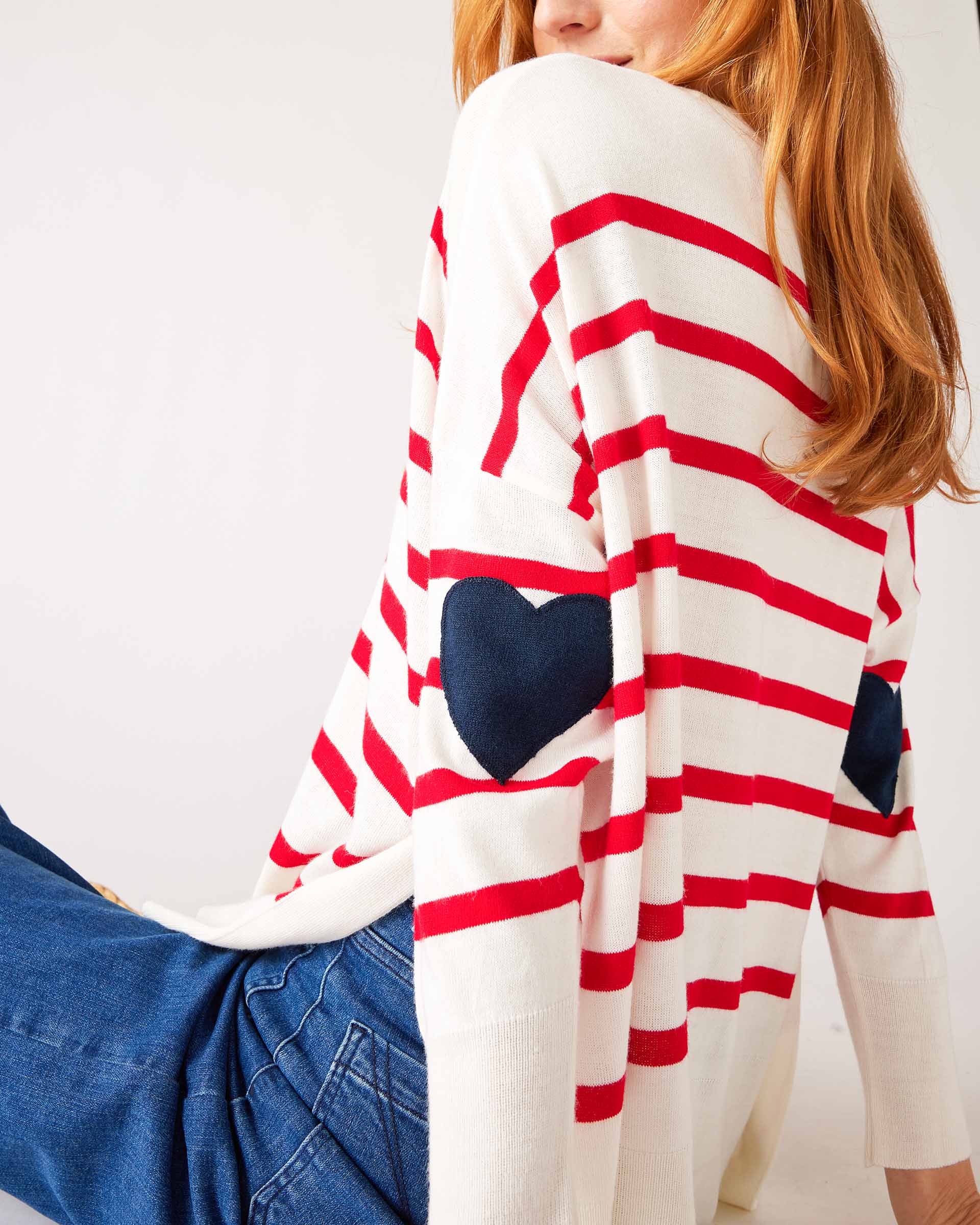 Mersea Heart Patch Amour Sweater