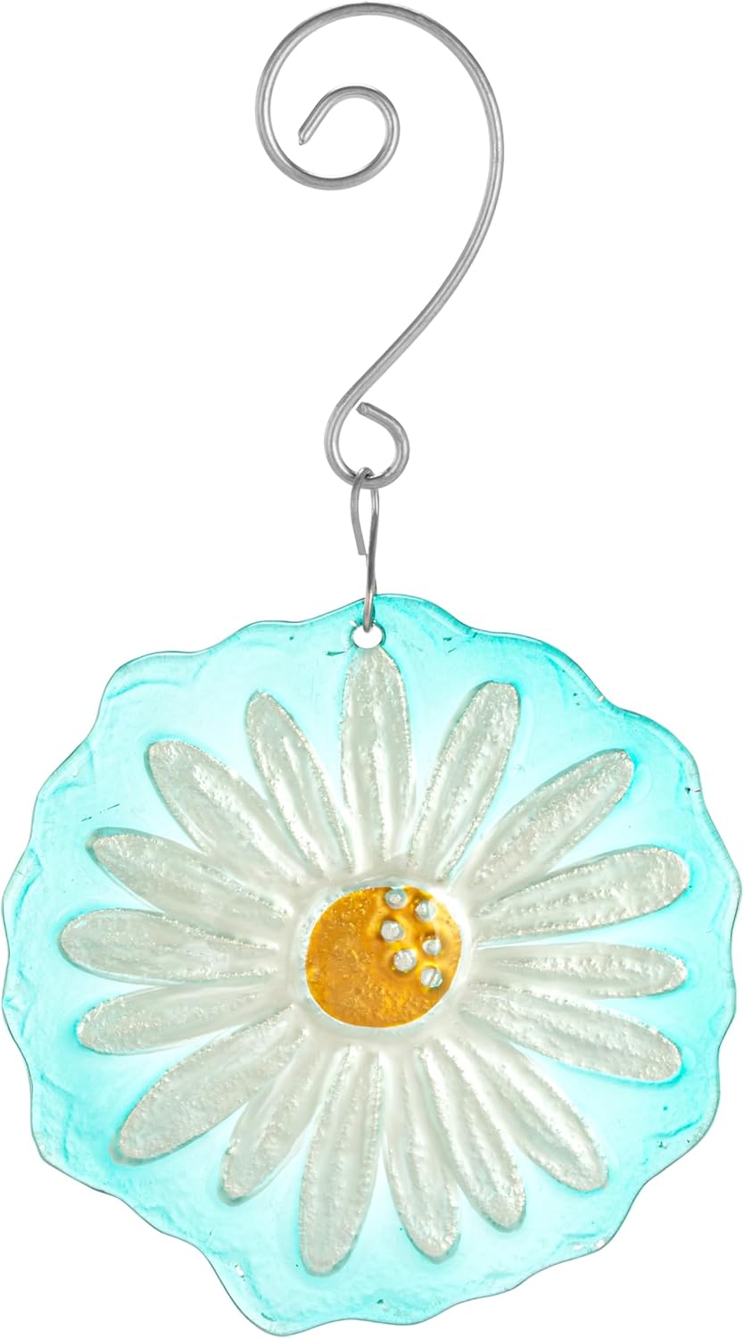 Daisy Glass Fusion Ornament