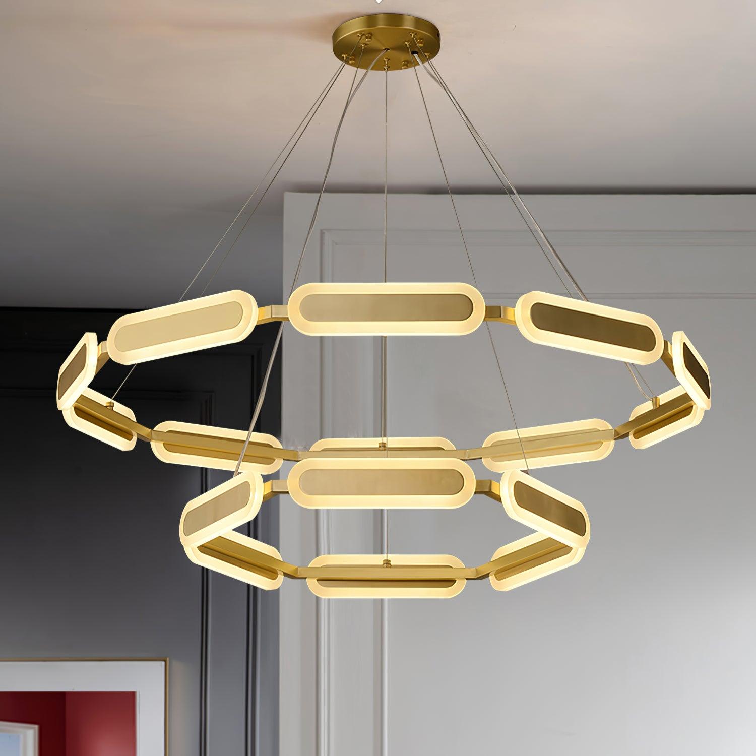 Swirl Chandelier