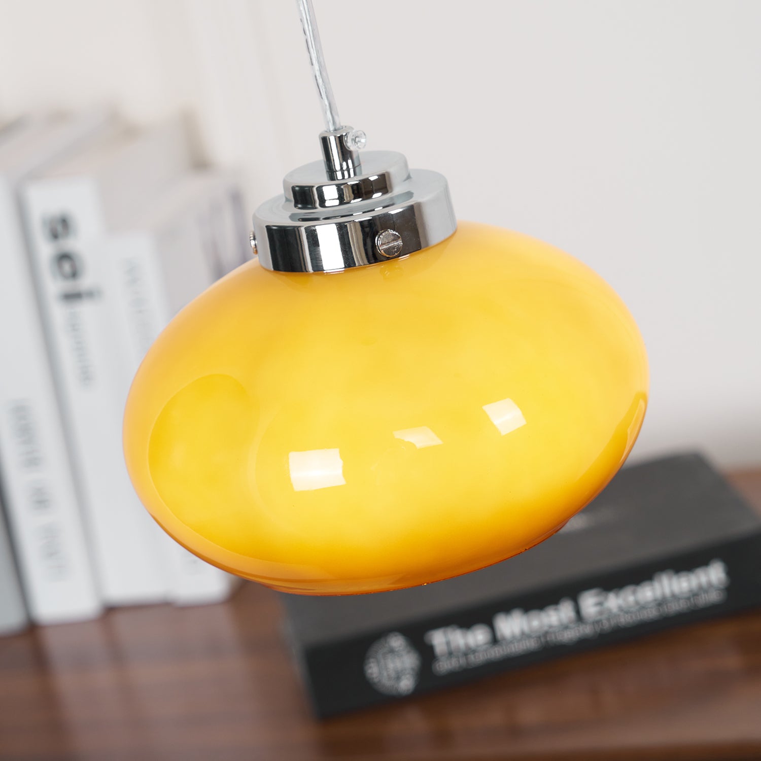 Oval Persimmon Pendant Light