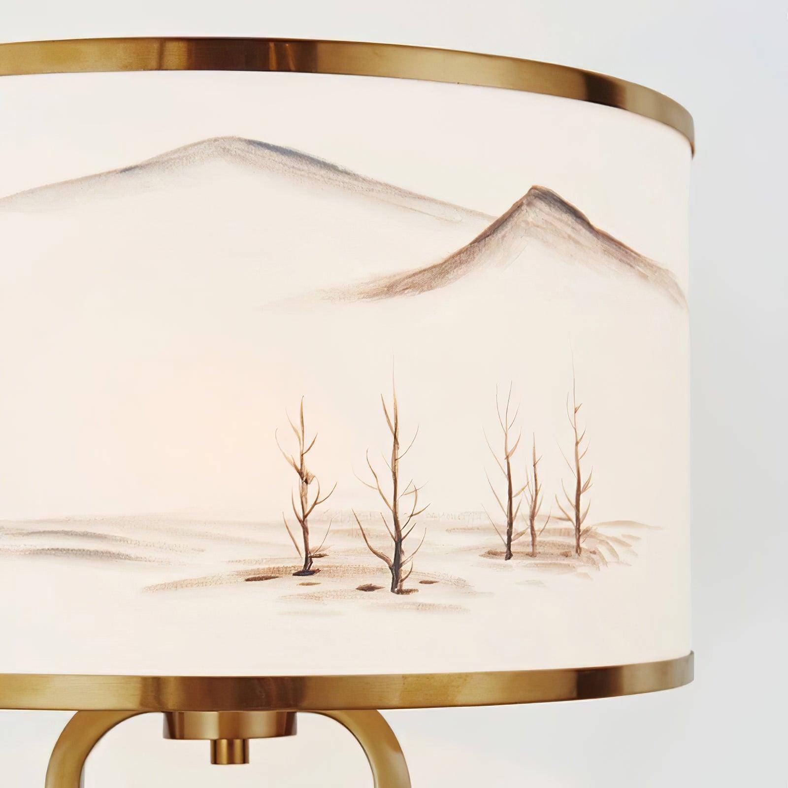 Landscape Painting Table Lamp