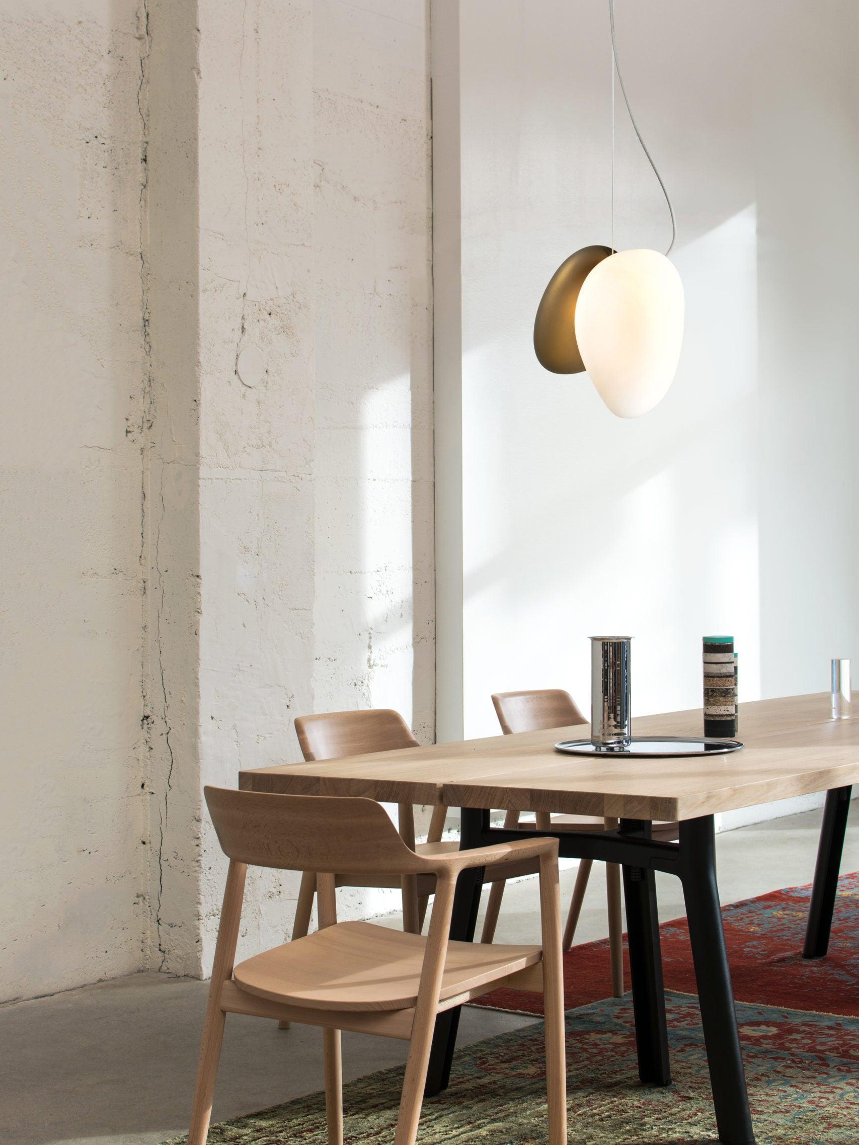 Translucent Frosted Glass Pendant Light