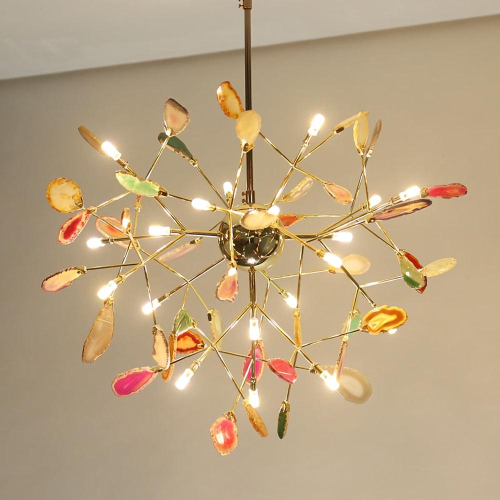 Agate Flake Chandelier