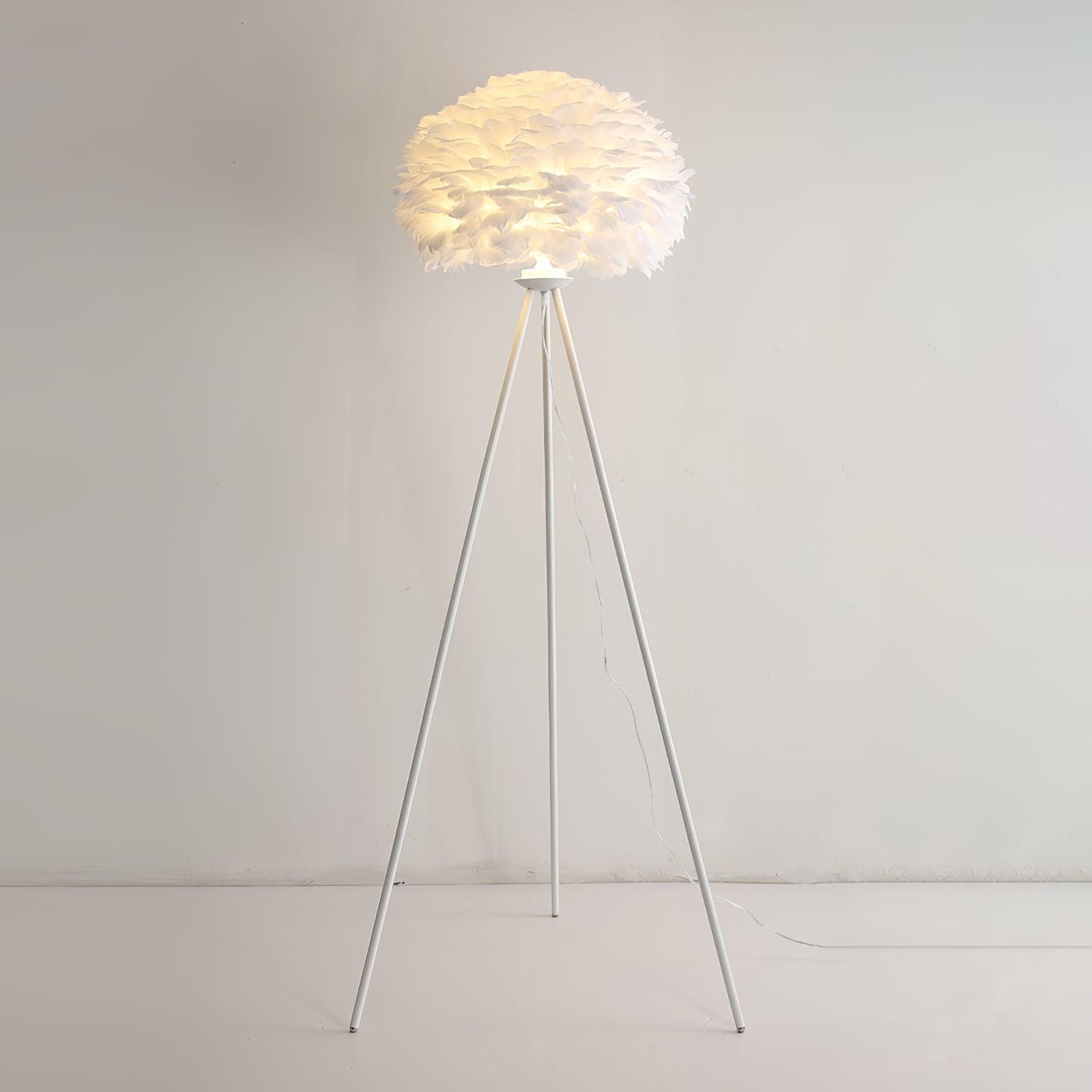 Eos Feather Floor Lamp