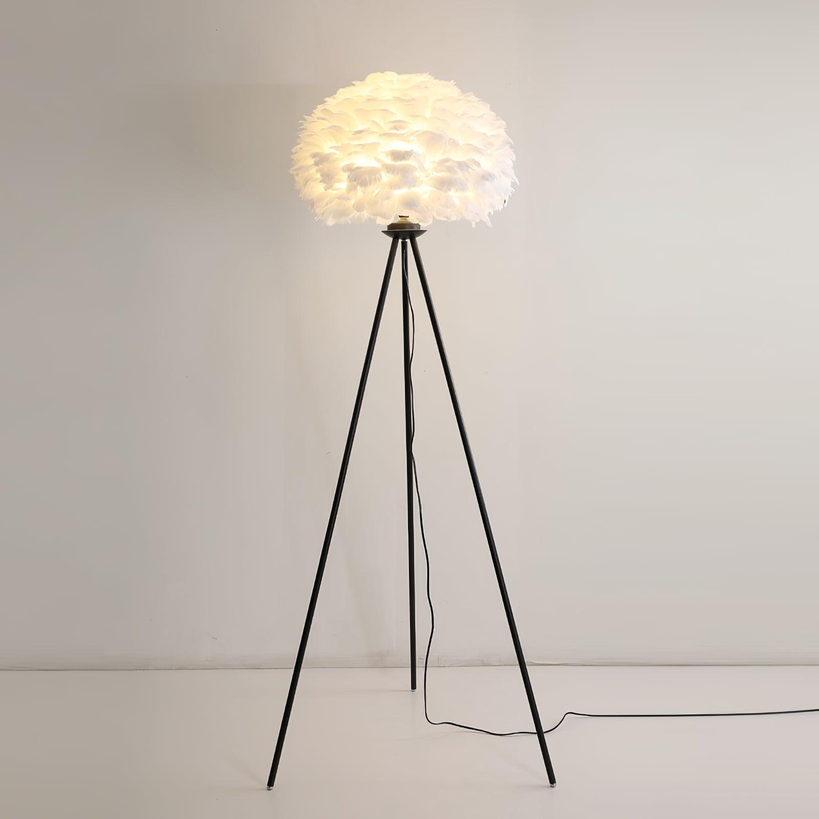 Eos Feather Floor Lamp