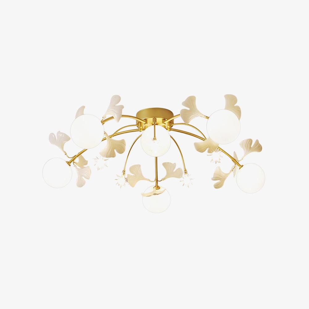 Ginkgo Glass Ceiling Lamp