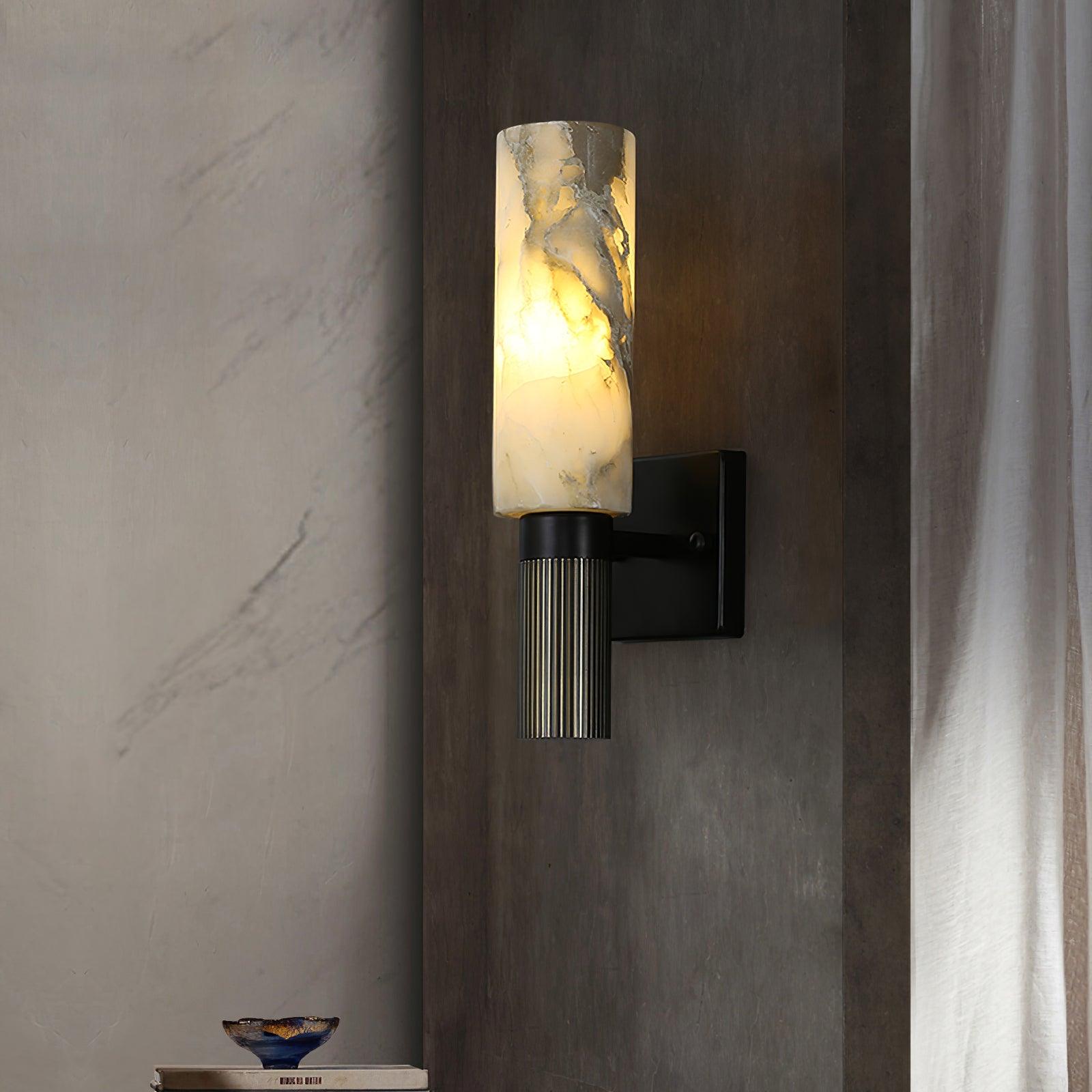 Torch Alabaster Sconce