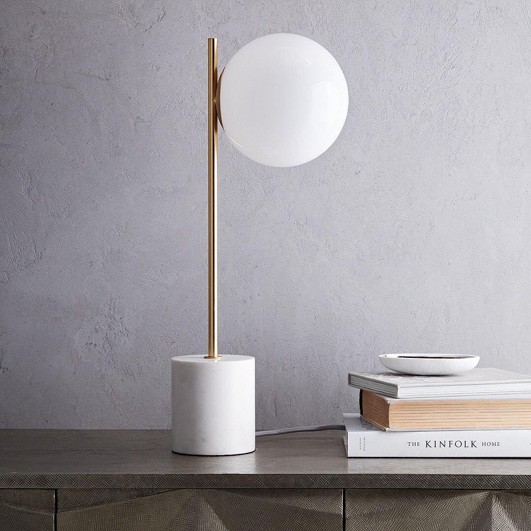 Sphere & Stem Table Lamp