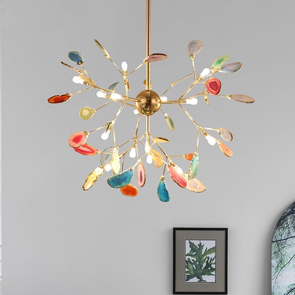 Agate Flake Chandelier