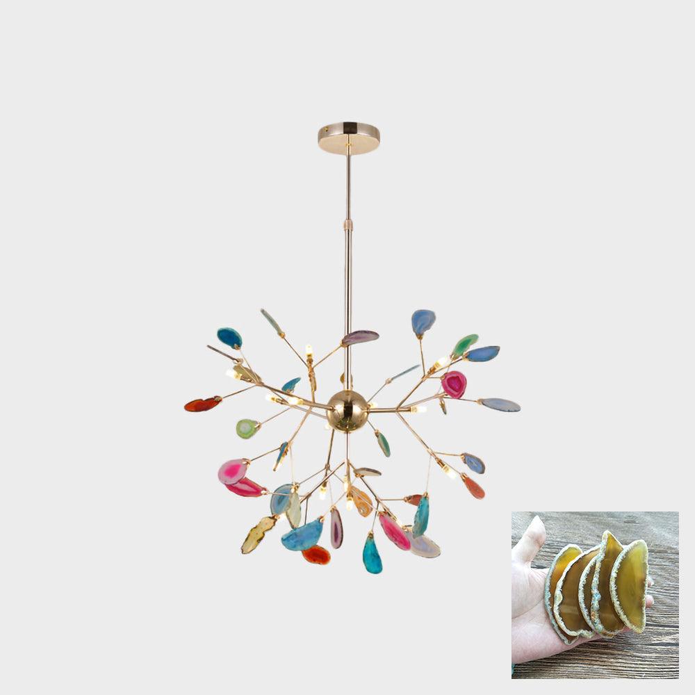 Agate Flake Chandelier