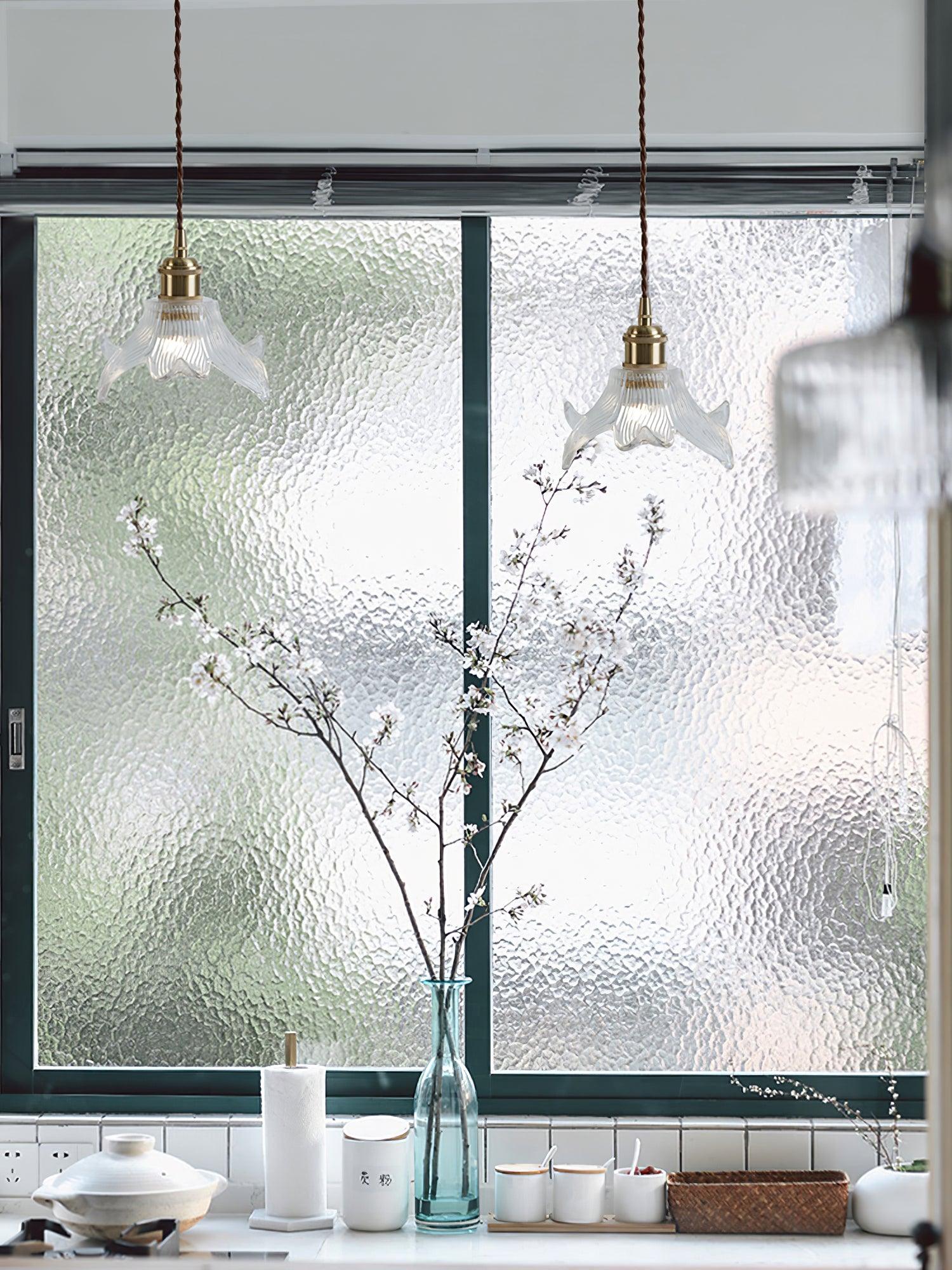 Transparent Crystal Pendant Light