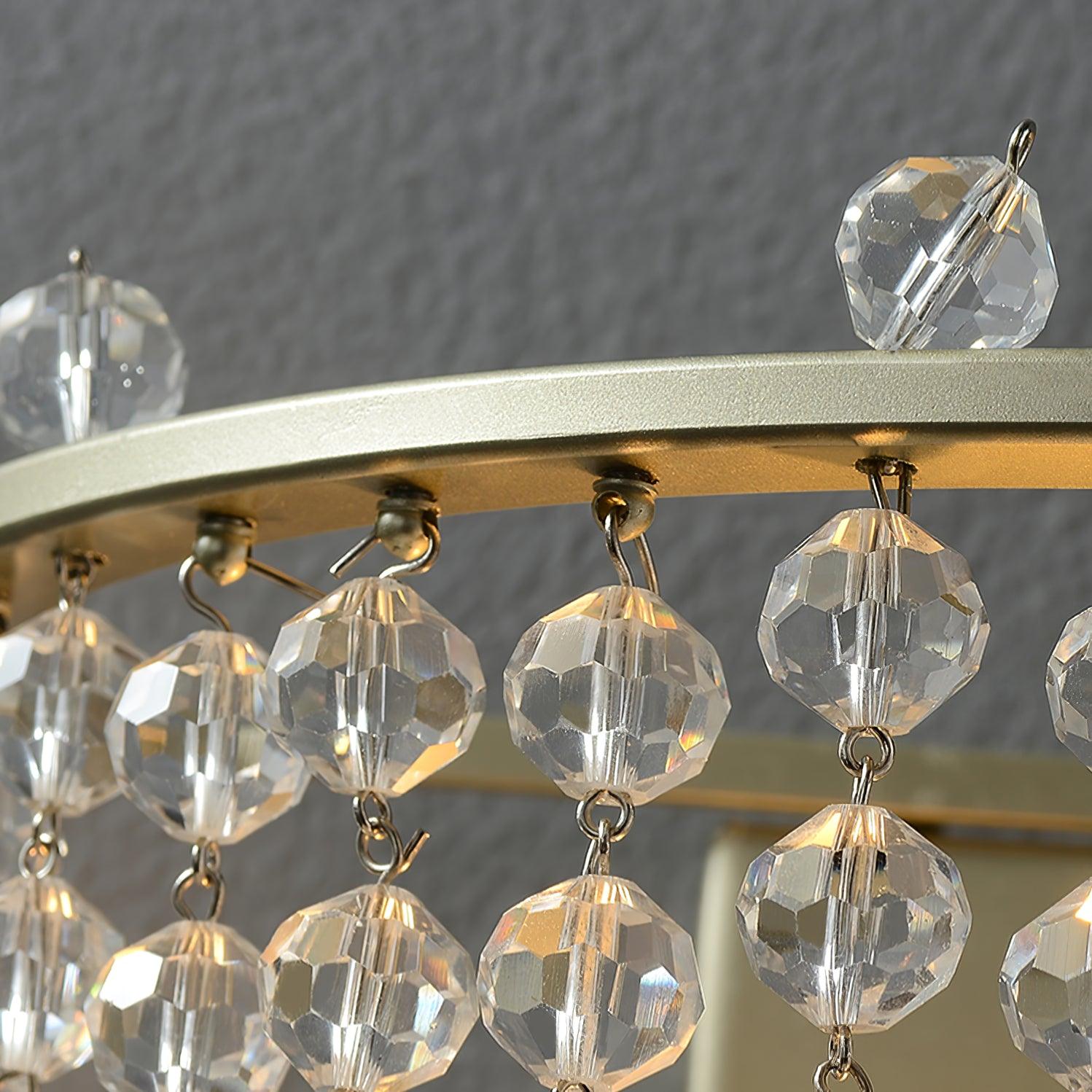 Crystal Waterfall Wall Light