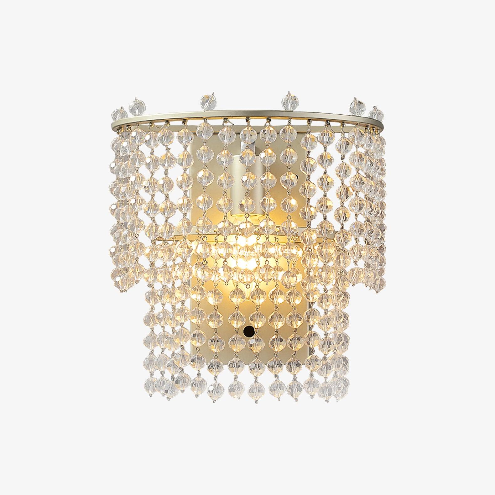 Crystal Waterfall Wall Light