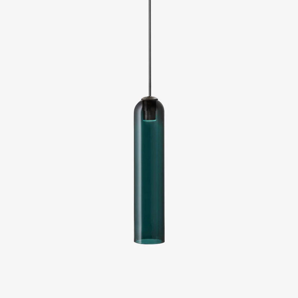 Long Tube Glass Pendant Light