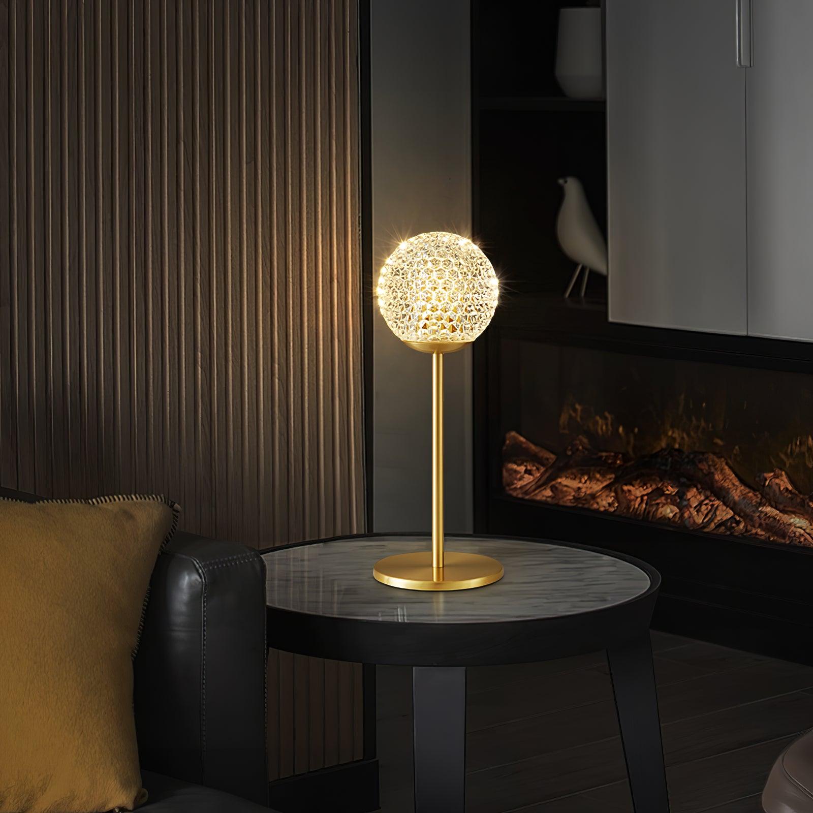 Crystal Tealight Table Lamp