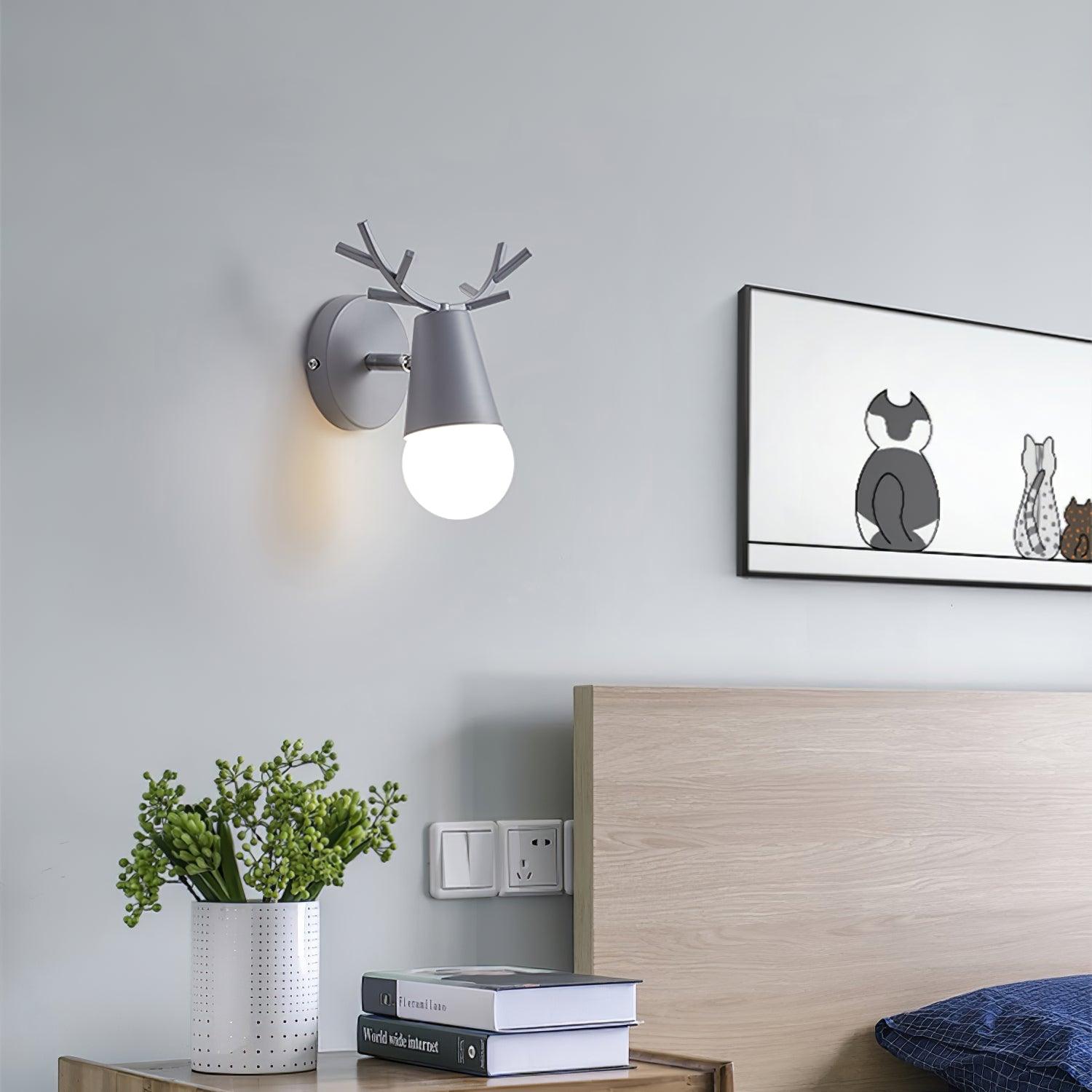 Yeknu Antler Wall Lamp