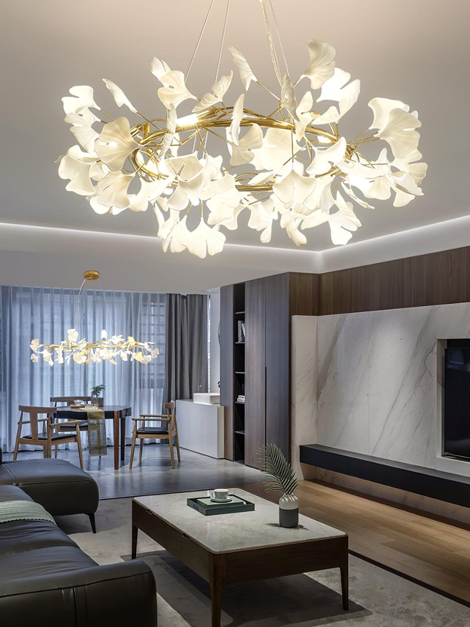 Gingko Chandelier O