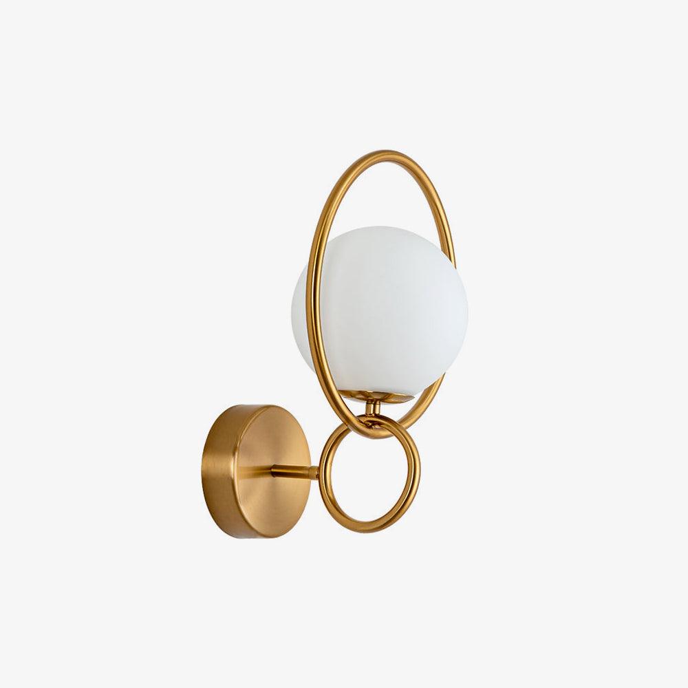 Fort Halo Gold Wall Light