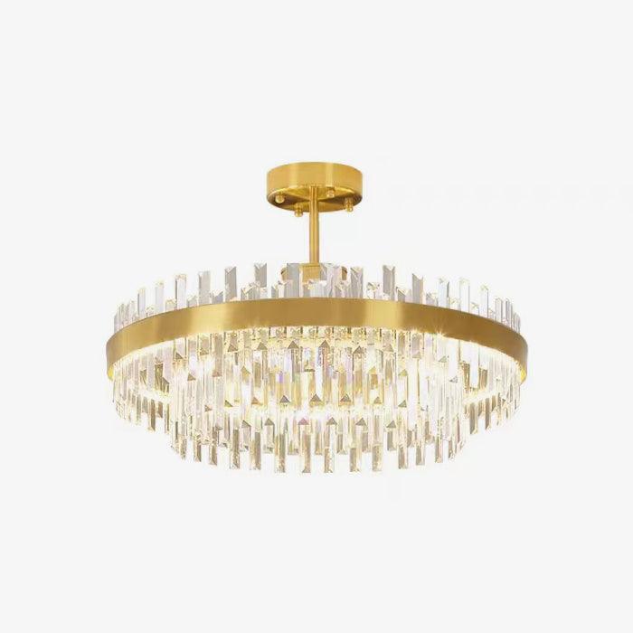 Drum Glass Chandelier