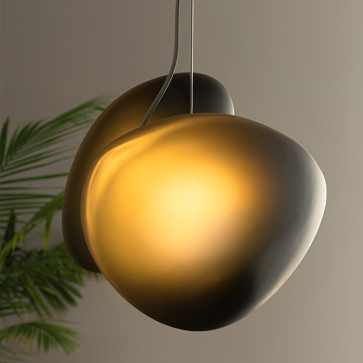 Translucent Frosted Glass Pendant Light