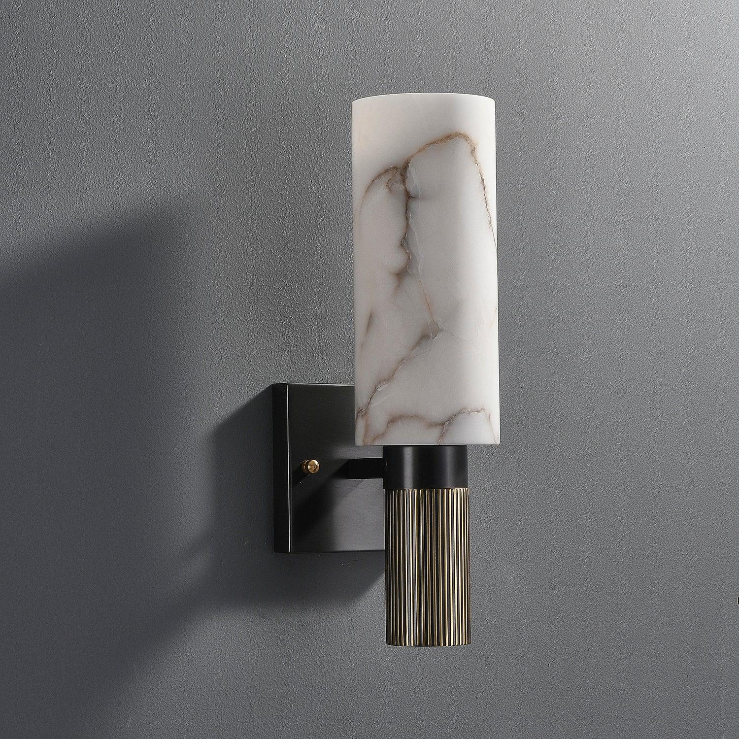 Torch Alabaster Sconce