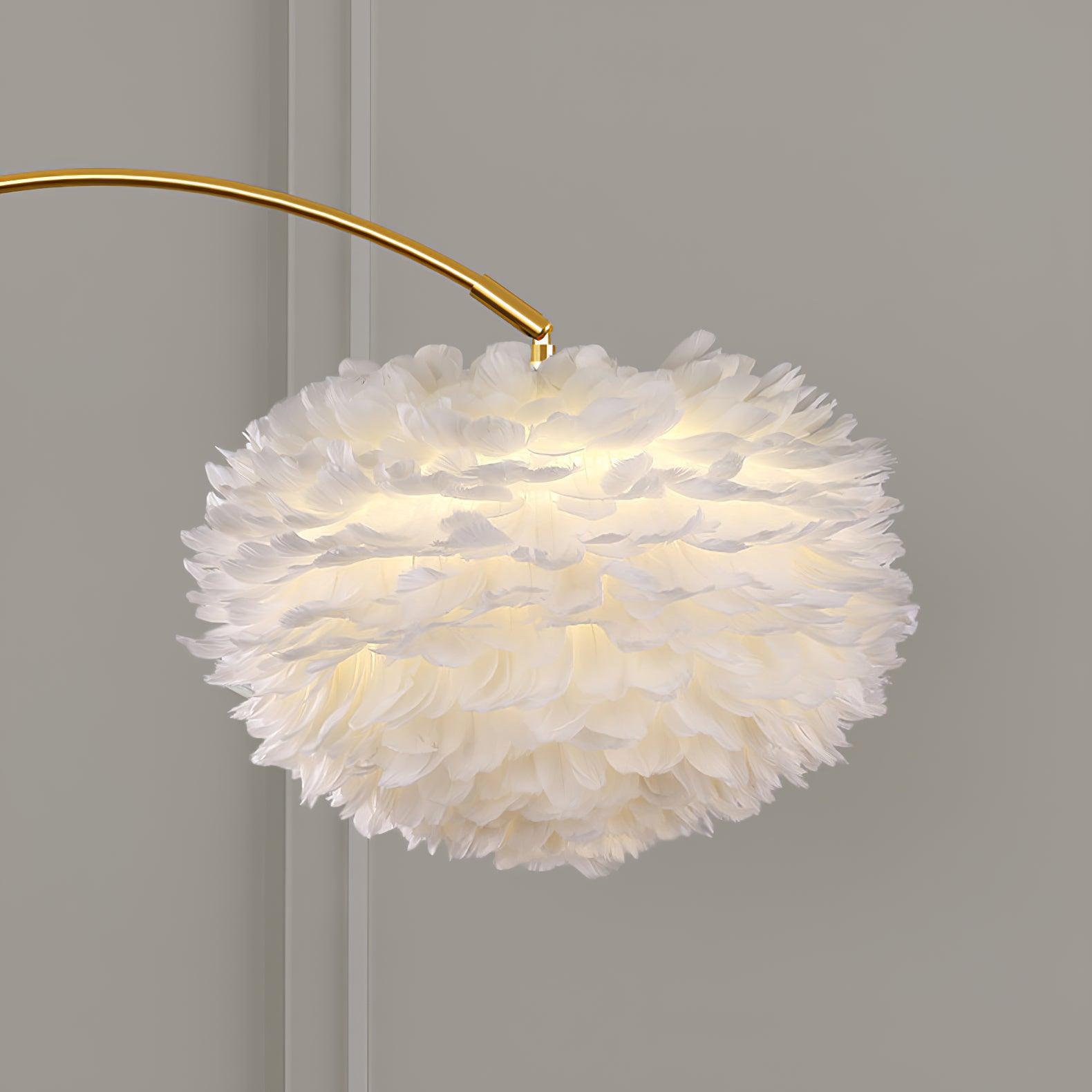 Feather Drawer Floor Lamp