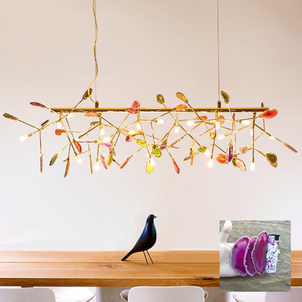 Agate Flake Chandelier