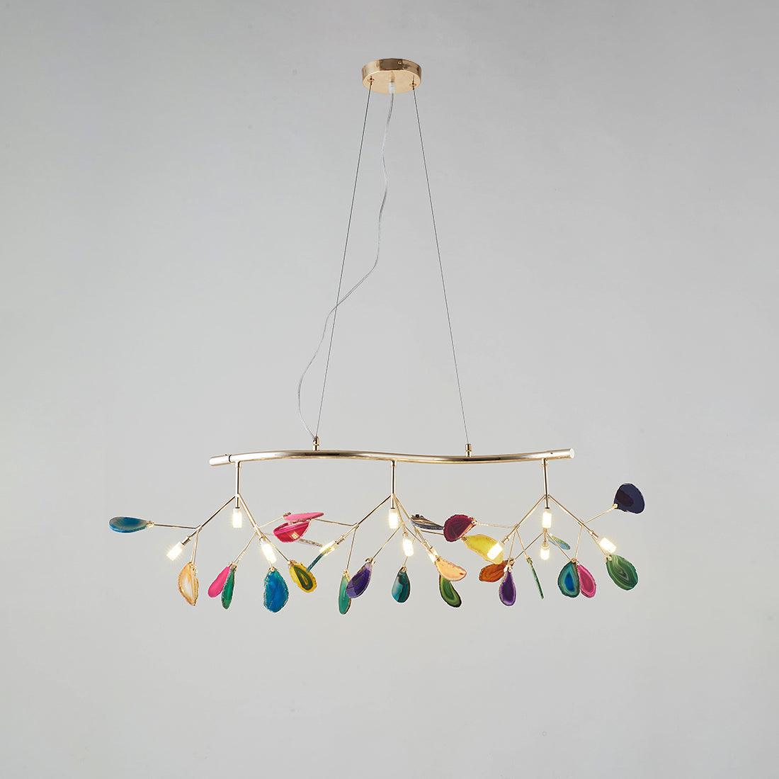 Agate Flake Chandelier