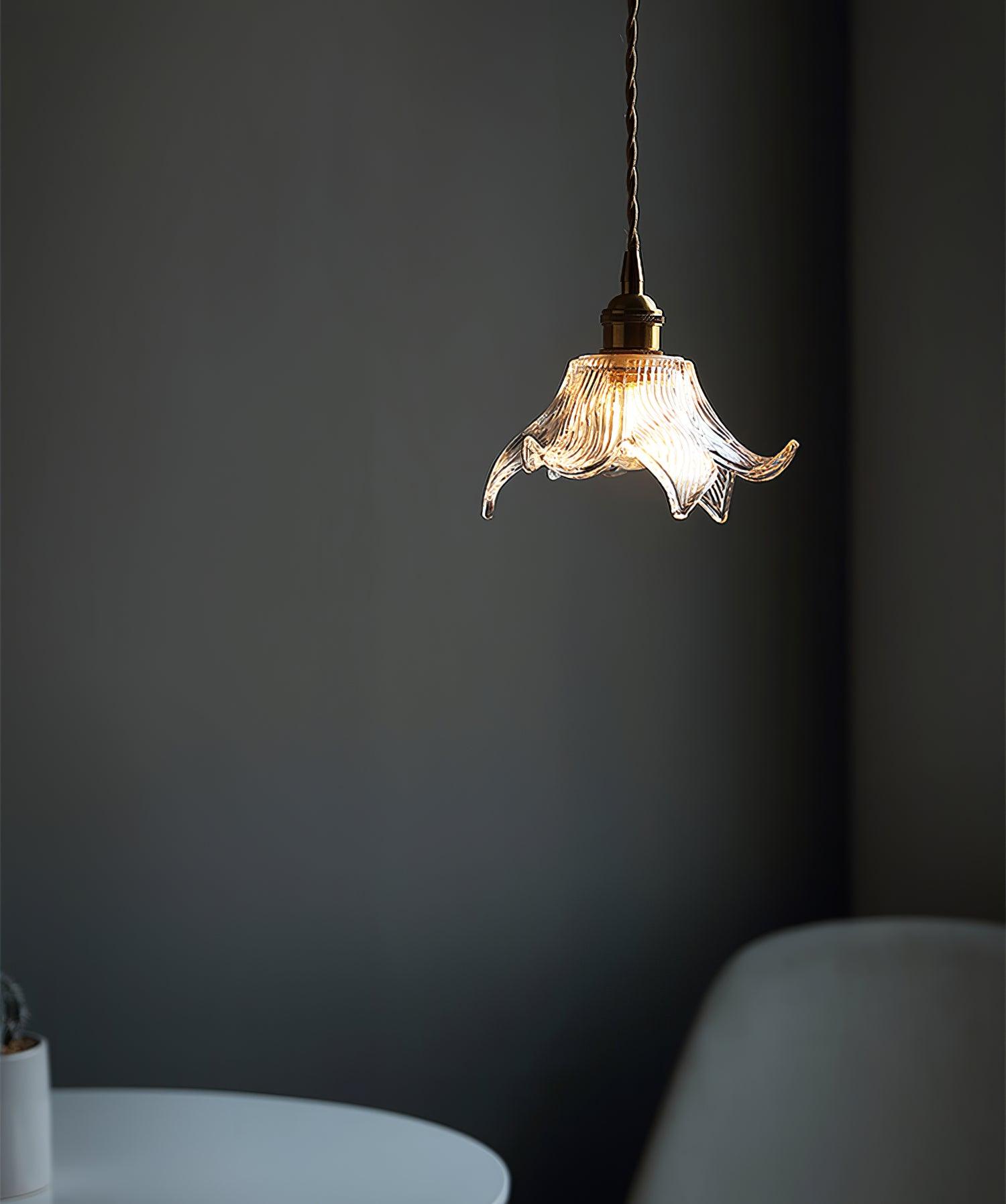 Transparent Crystal Pendant Light