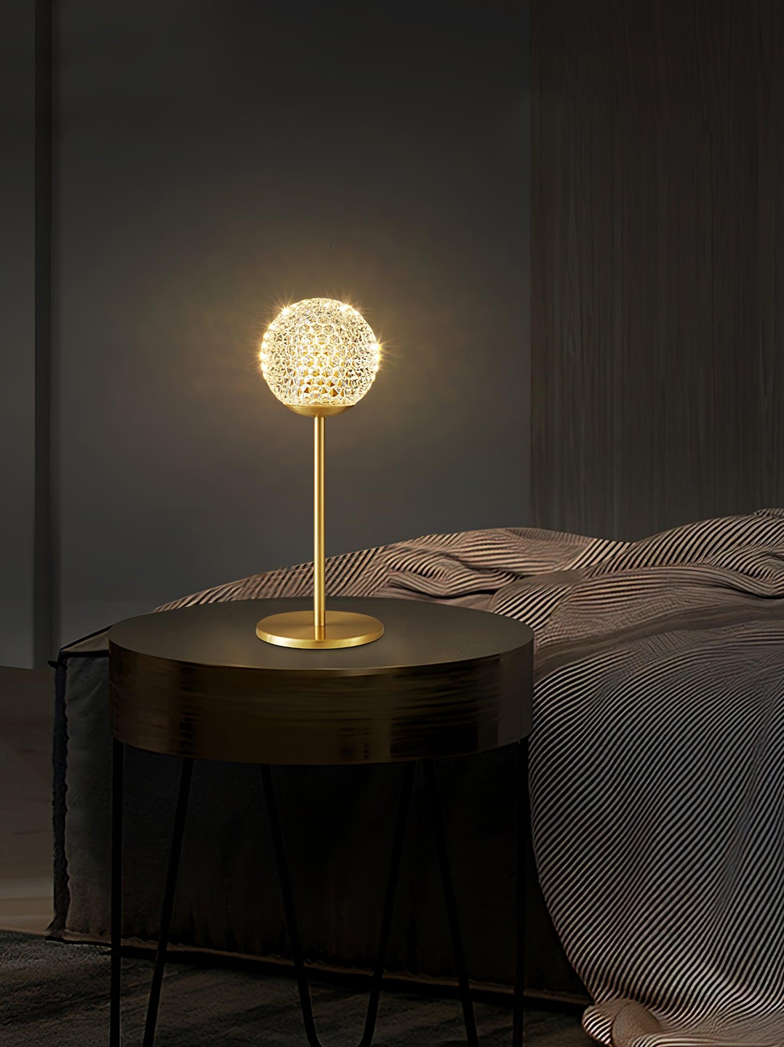 Crystal Tealight Table Lamp