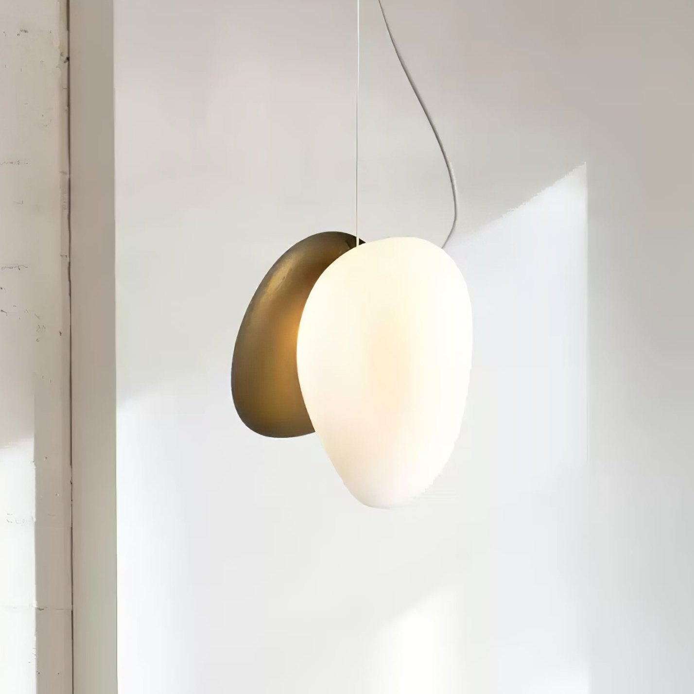 Translucent Frosted Glass Pendant Light