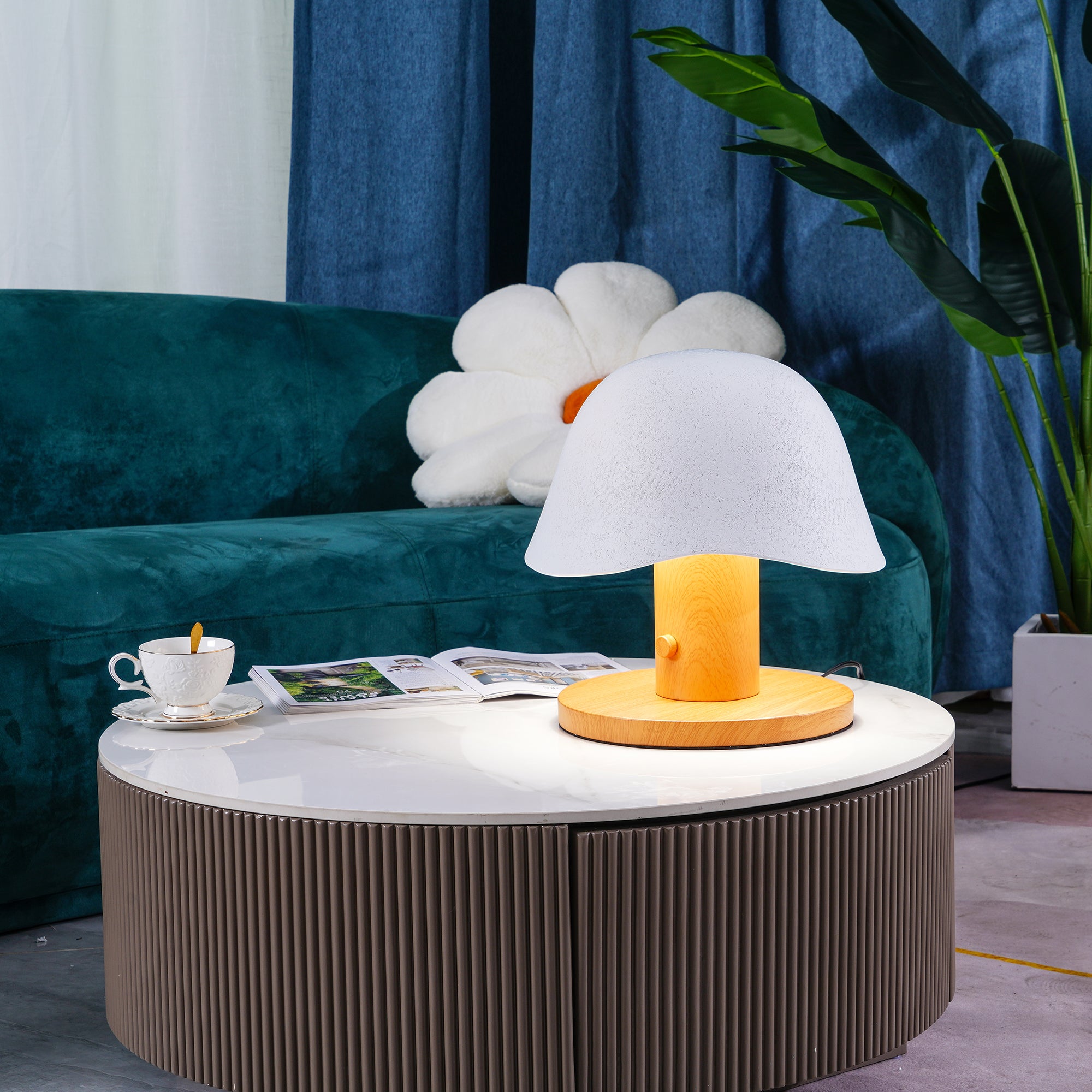 Mushroom Inspired Table Lamp