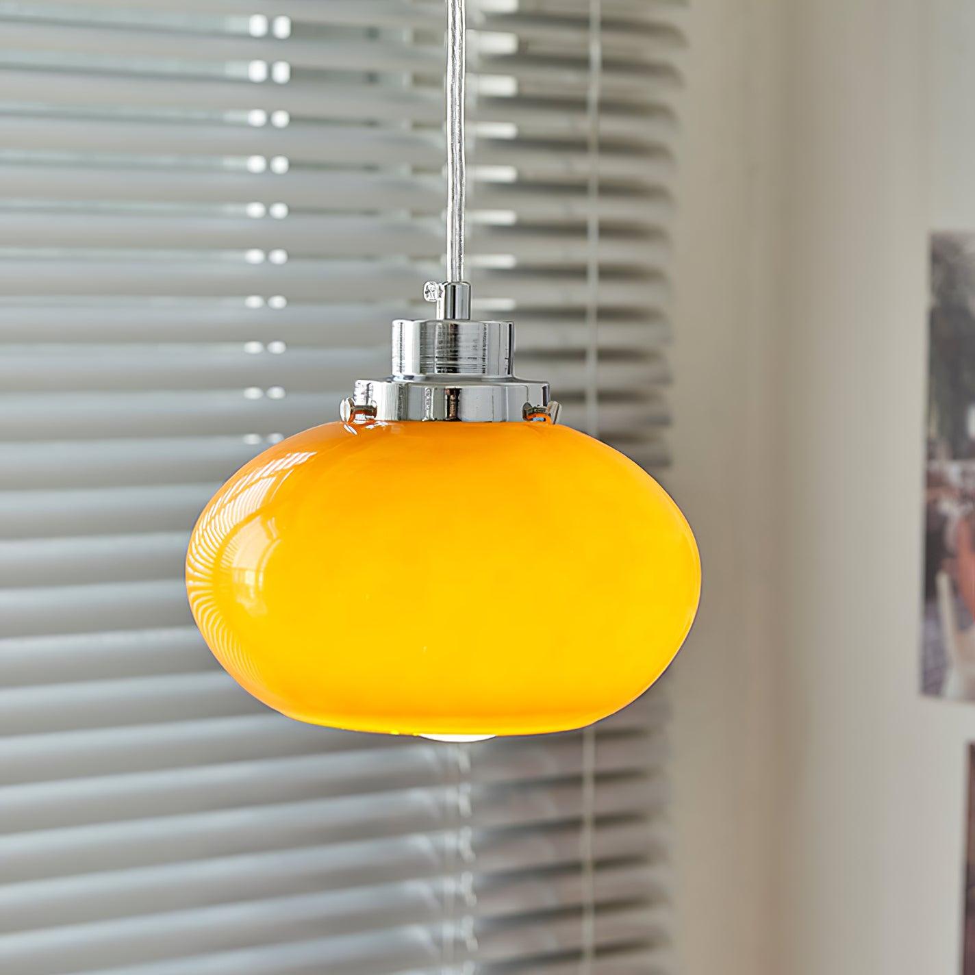 Oval Persimmon Pendant Light