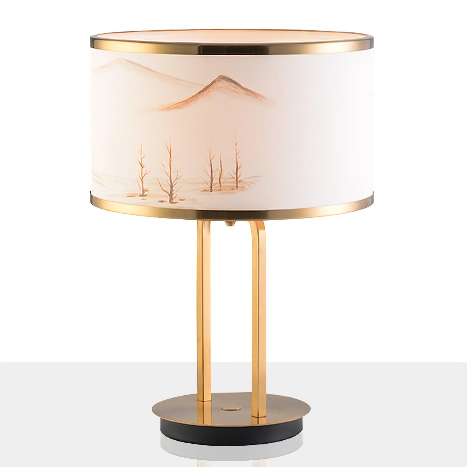 Landscape Painting Table Lamp