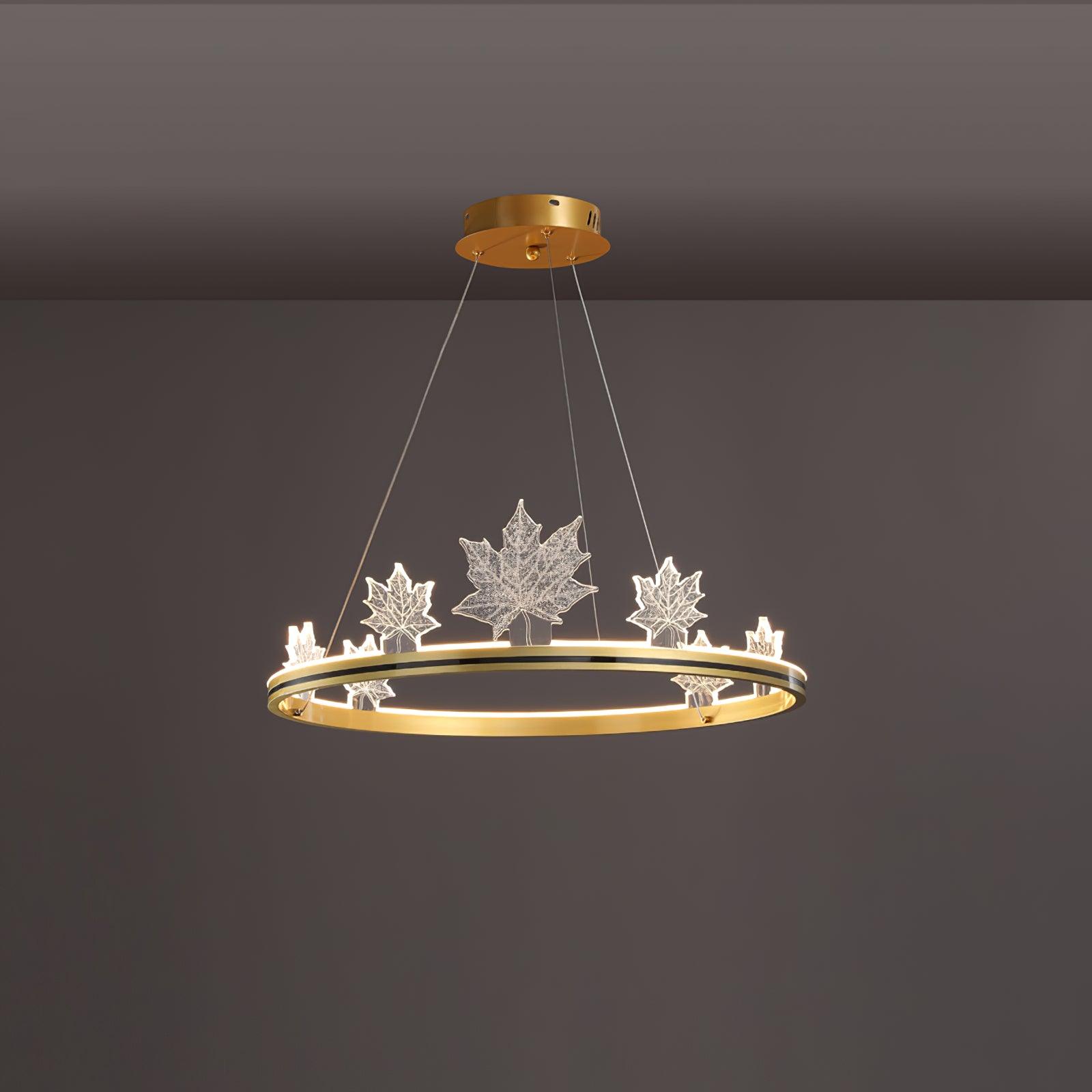 Ion Leaf Chandelier